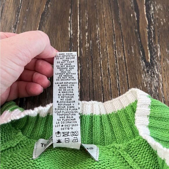 Tiara International Christmas Collection Snowman and Snowflakes Cardigan Sweater - Picture 10 of 13